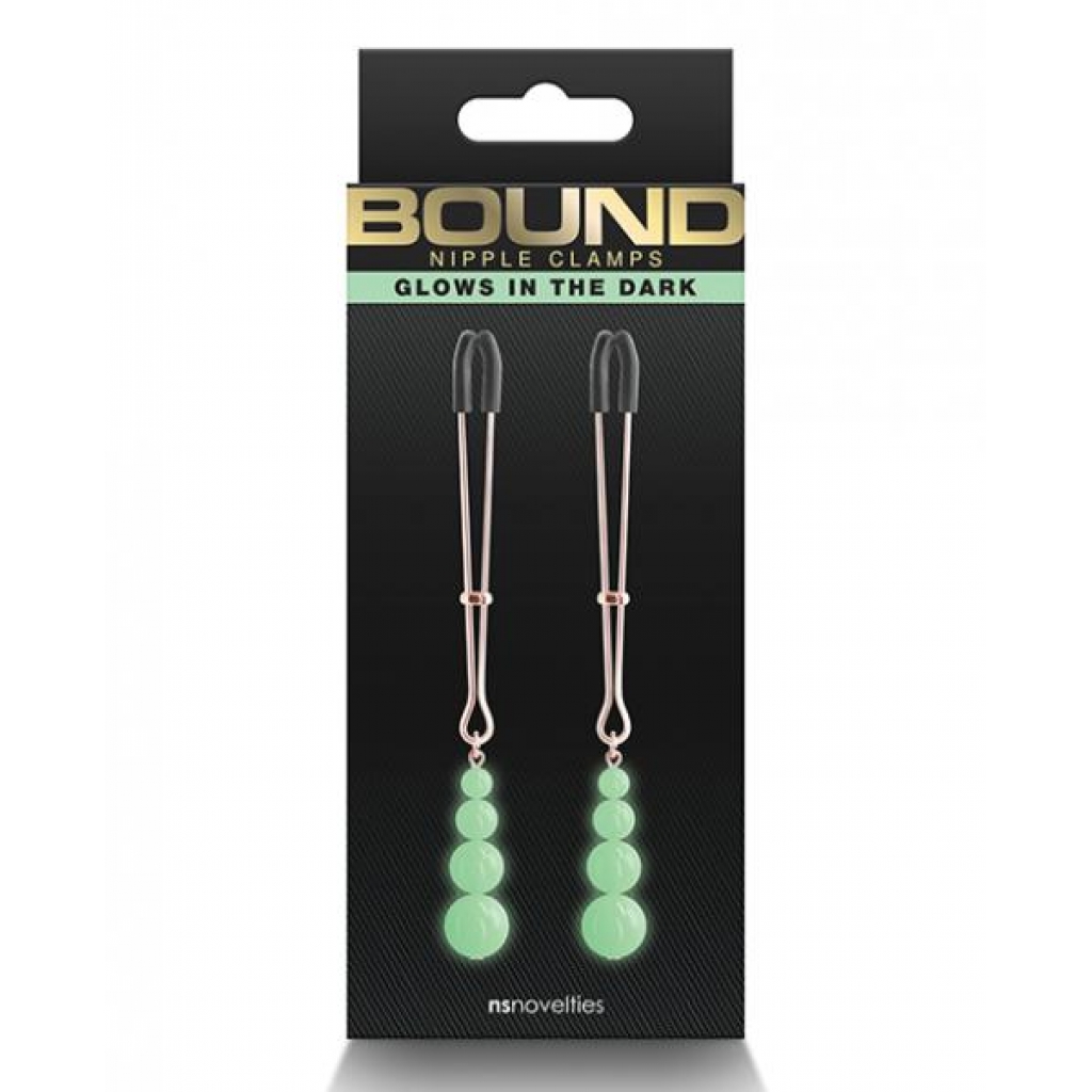 Bound G2 Nipple Clamps - Rose Gold - Nipple Clamps