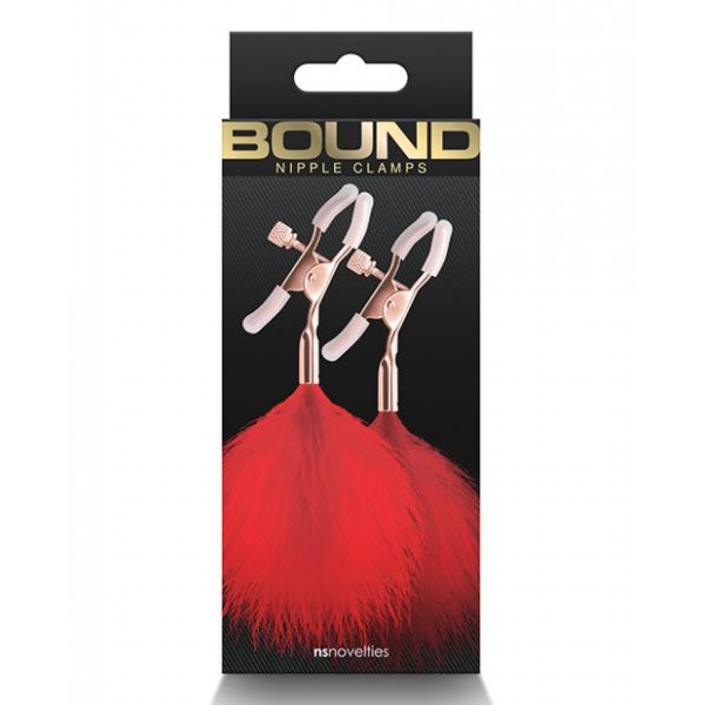 Bound F1 Nipple Clamps - Red - Nipple Clamps