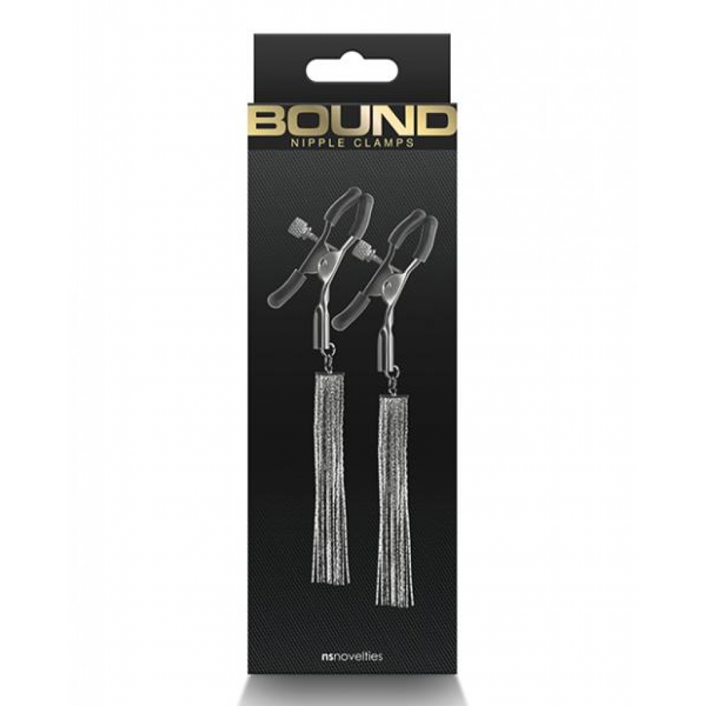 Bound D2 Nipple Clamps - Gunmetal - Nipple Clamps