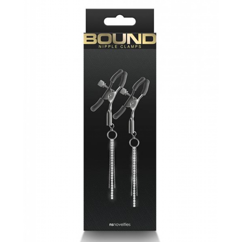 Bound D3 Nipple Clamps - Gunmetal - Nipple Clamps