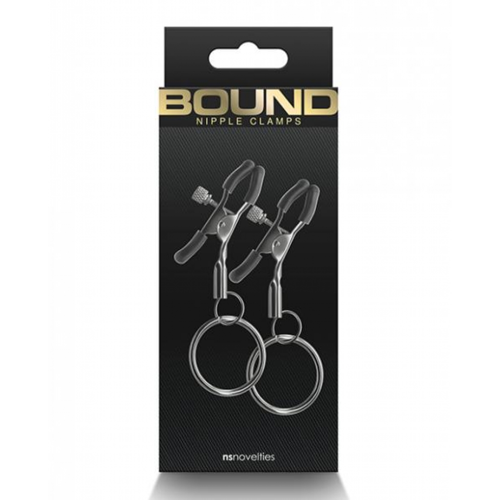 Bound C2 Nipple Clamps - Gunmetal - Nipple Clamps