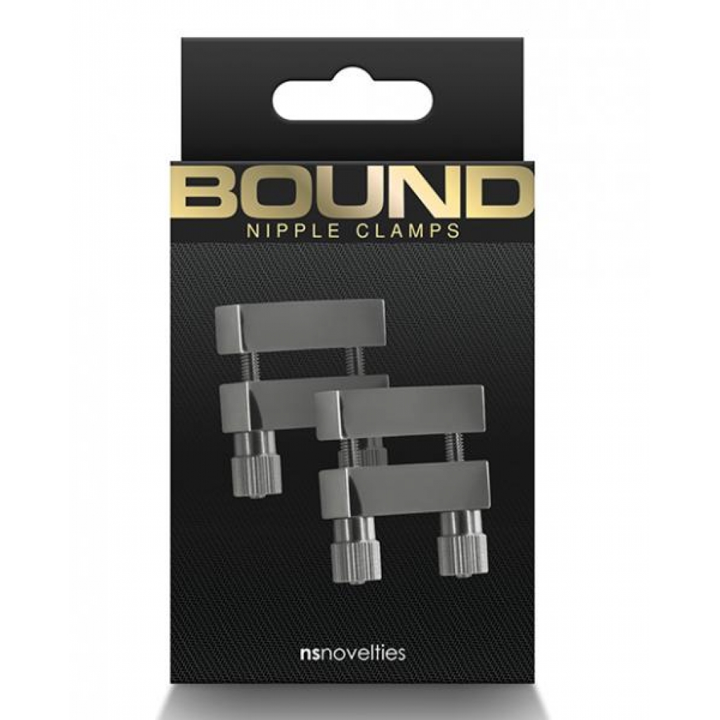 Bound V1 Nipple Clamps - Gunmetal - Nipple Clamps