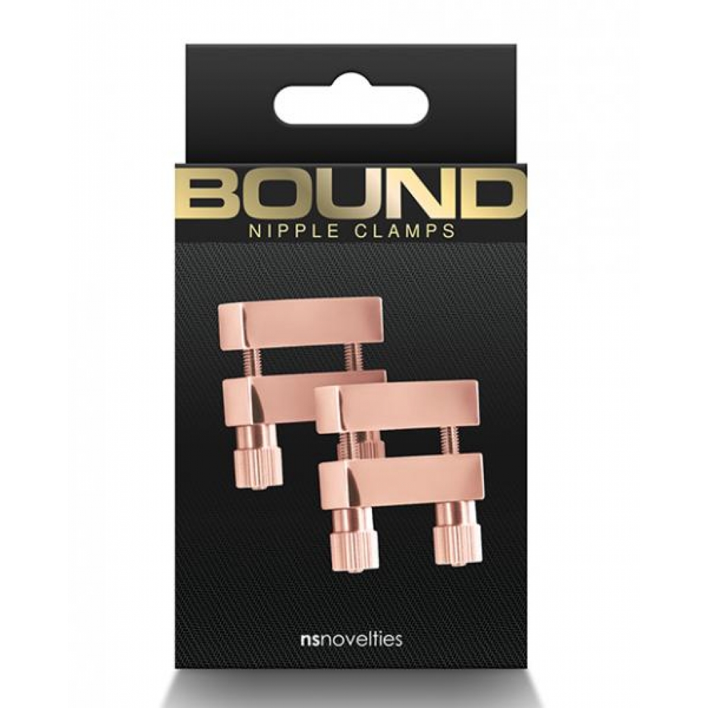 Bound V1 Nipple Clamps - Rose Gold - Nipple Clamps