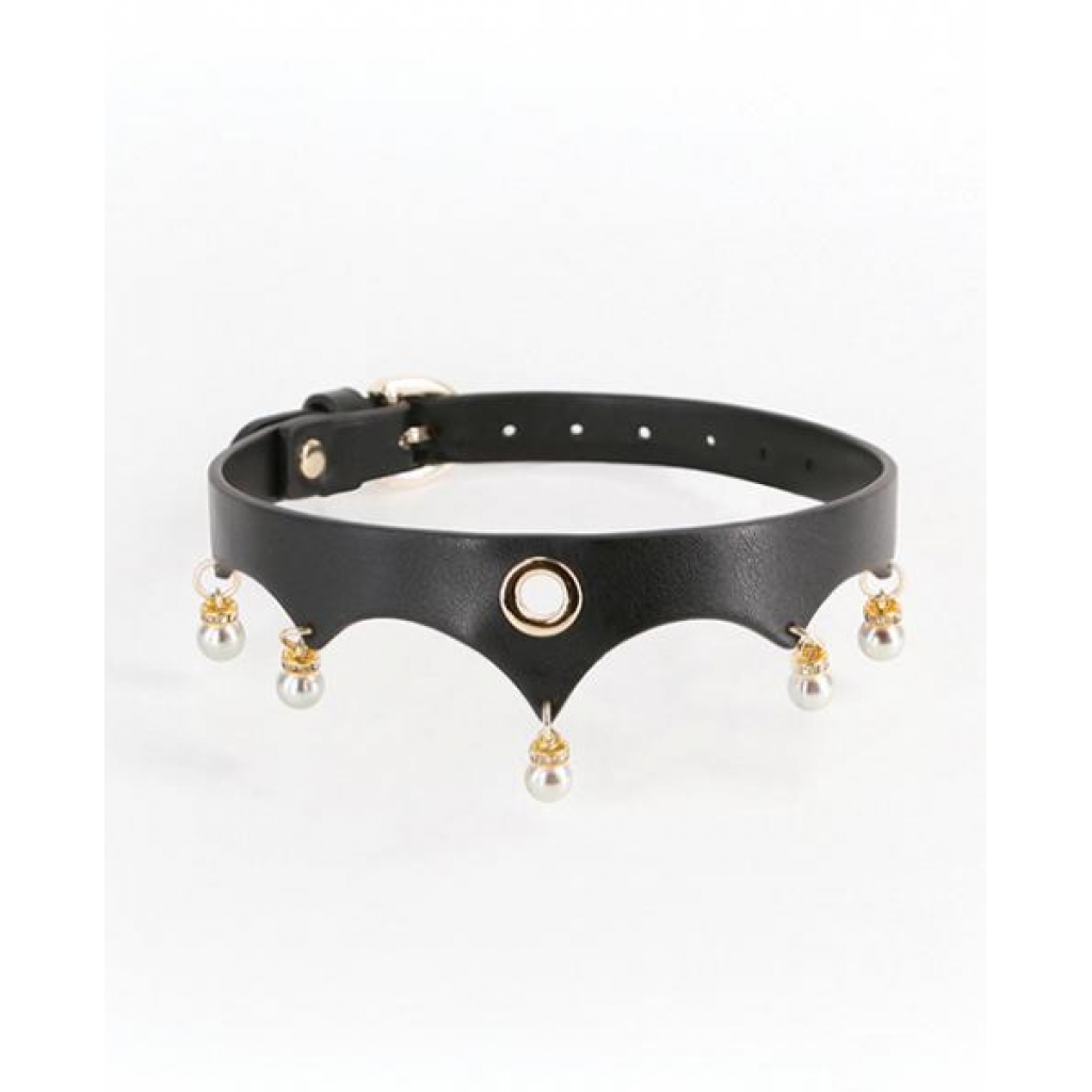 Fetish & Fashion Jezebel Collar - Black - Collars & Leashes