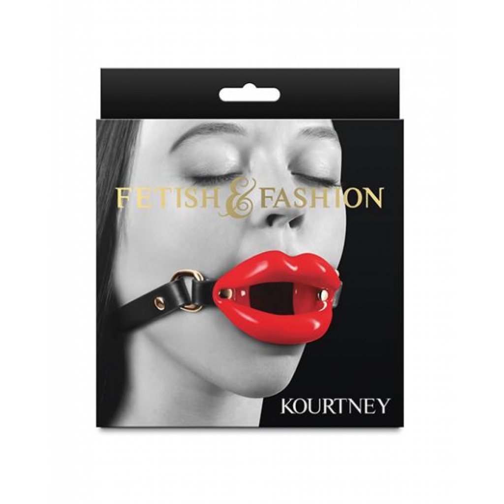 Fetish & Fashion Kourtney Gag - Black/red - Ball Gags