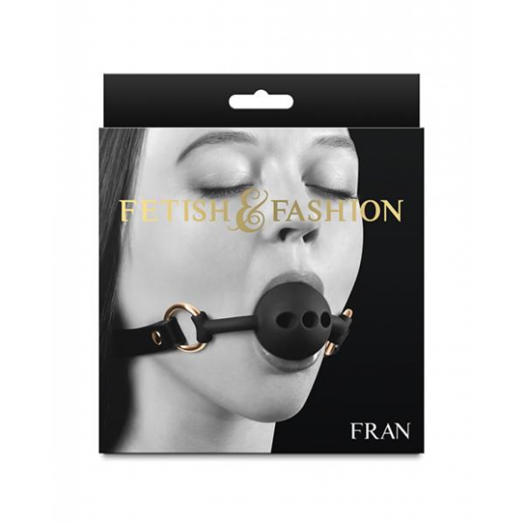 Fetish & Fashion Fran Ball Gag - Black - Ball Gags