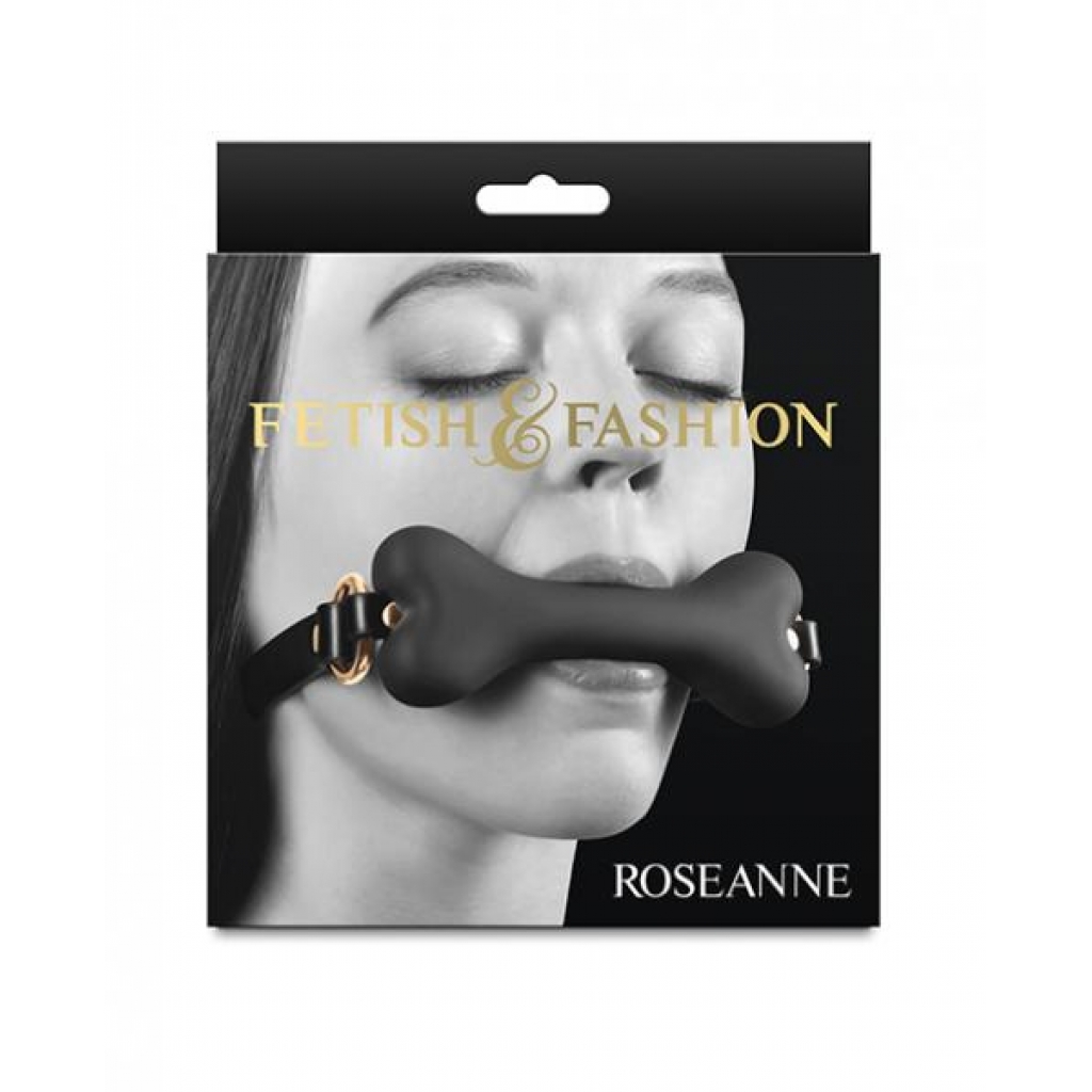 Fetish & Fashion Roseanne Ball Gag - Black - Ball Gags