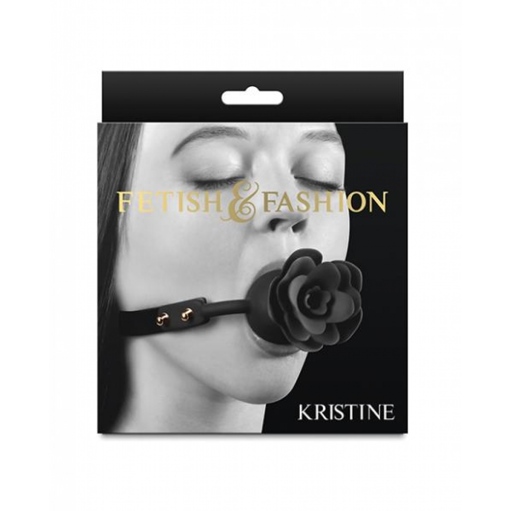 Fetish & Fashion Kristine Ball Gag - Black - Ball Gags