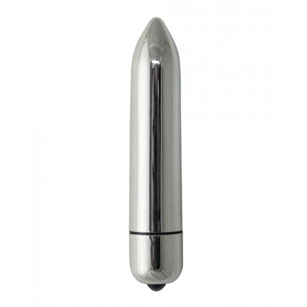 Intense Orgasm Bullet Vibrator Silver - Bullet Vibrators