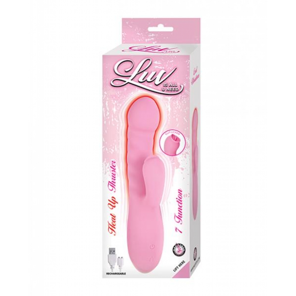 Luv Heat Up Thruster - Pink - Rabbit Vibrators