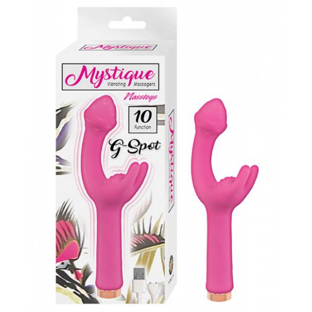 Mystique Vibrating G Spot Massager - Pink - G-Spot Vibrators Clit Stimulators