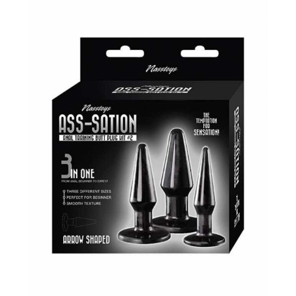 Ass-sation Kit #2 - Black - Anal Trainer Kits