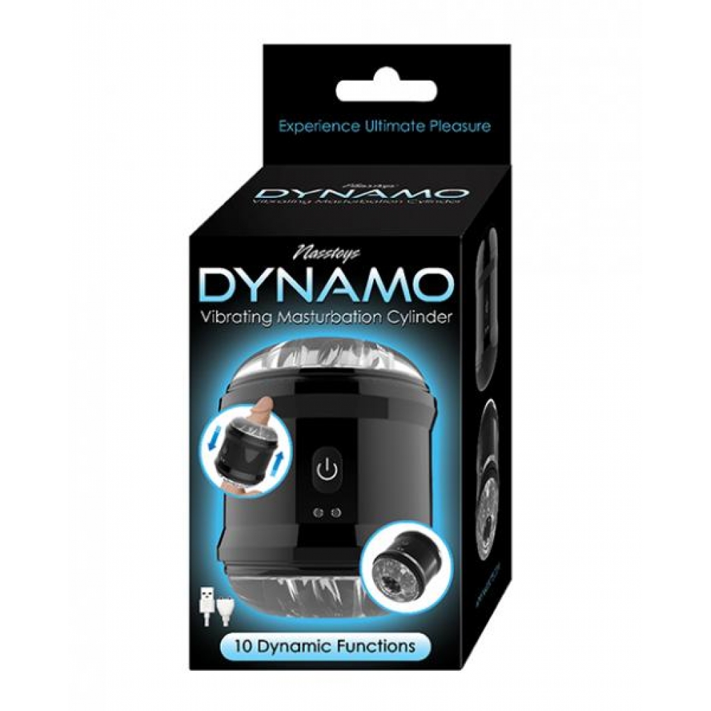 Dynamo Vibrating Masturbator - Black - Fleshlight