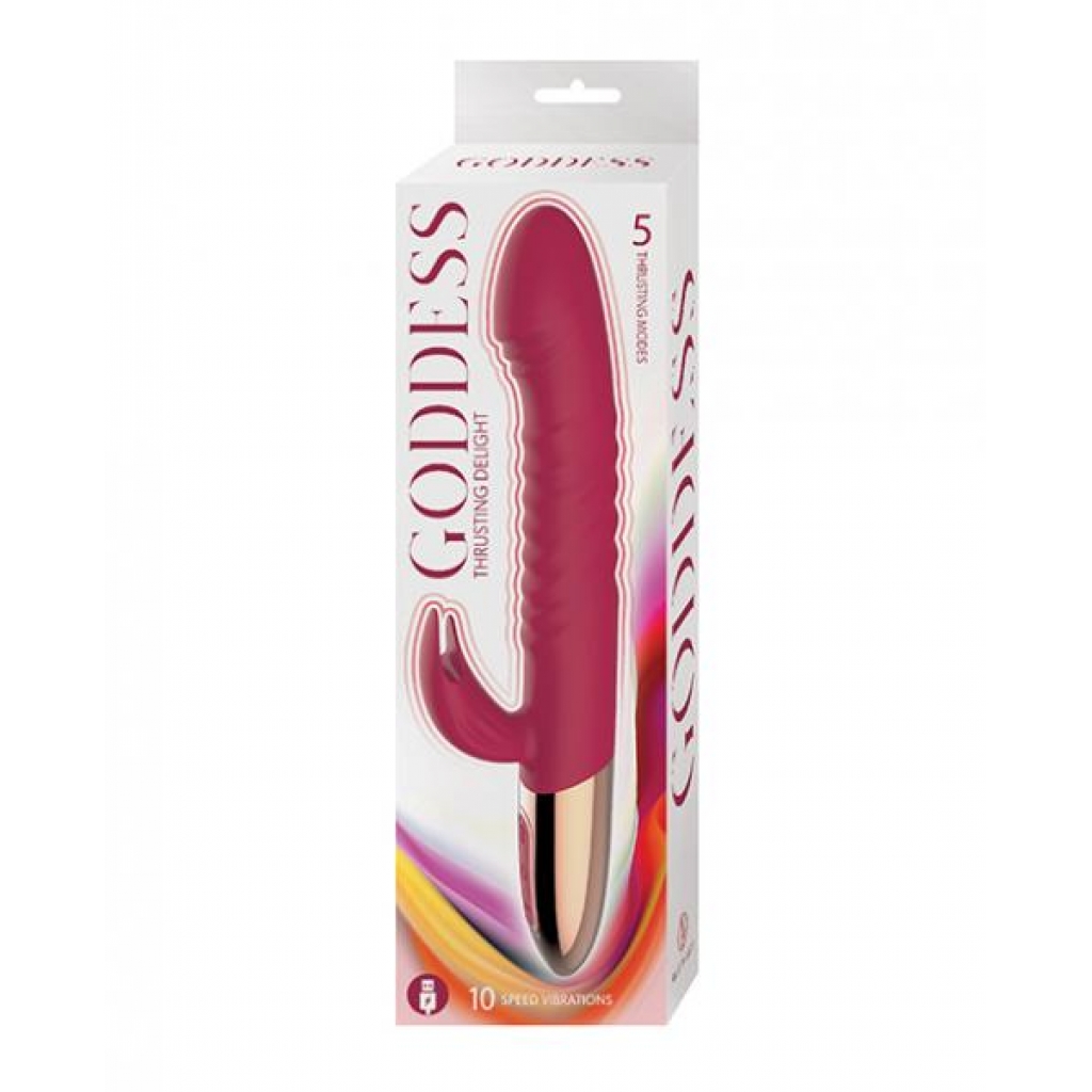 Goddess Thrusting Delight - Red - G-Spot Vibrators Clit Stimulators