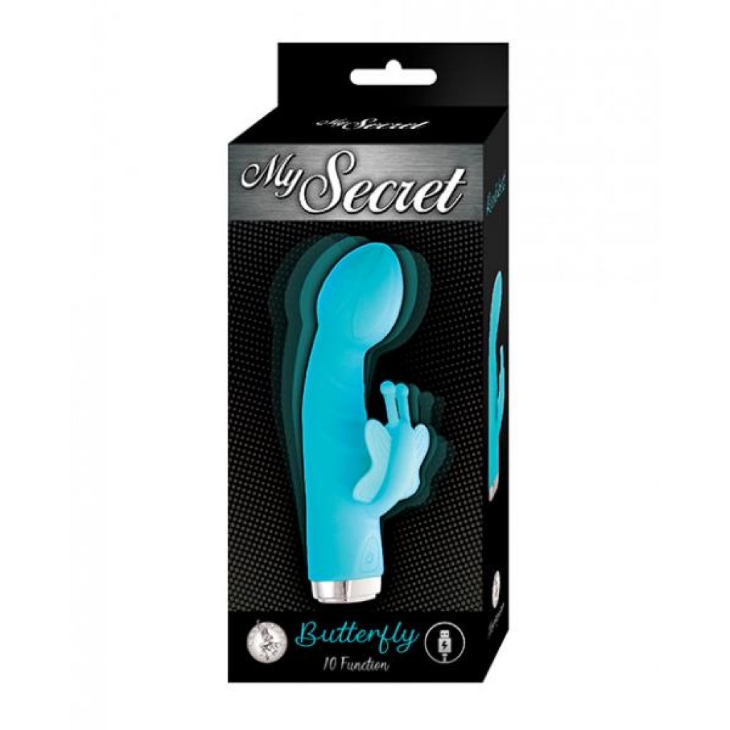 My Secret Butterfly - Aqua - Rabbit Vibrators