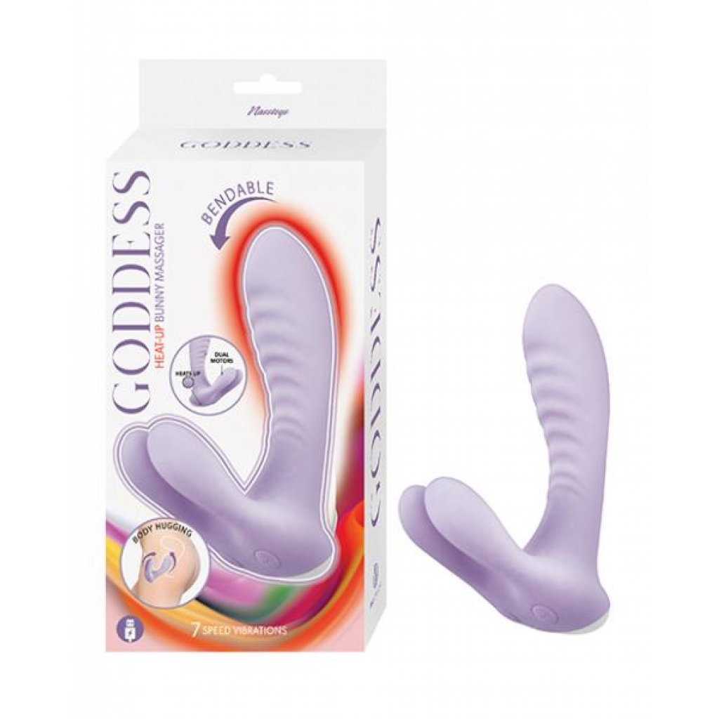 Goddess Heat-up Bunny Vibrator - Lavender - Rabbit Vibrators