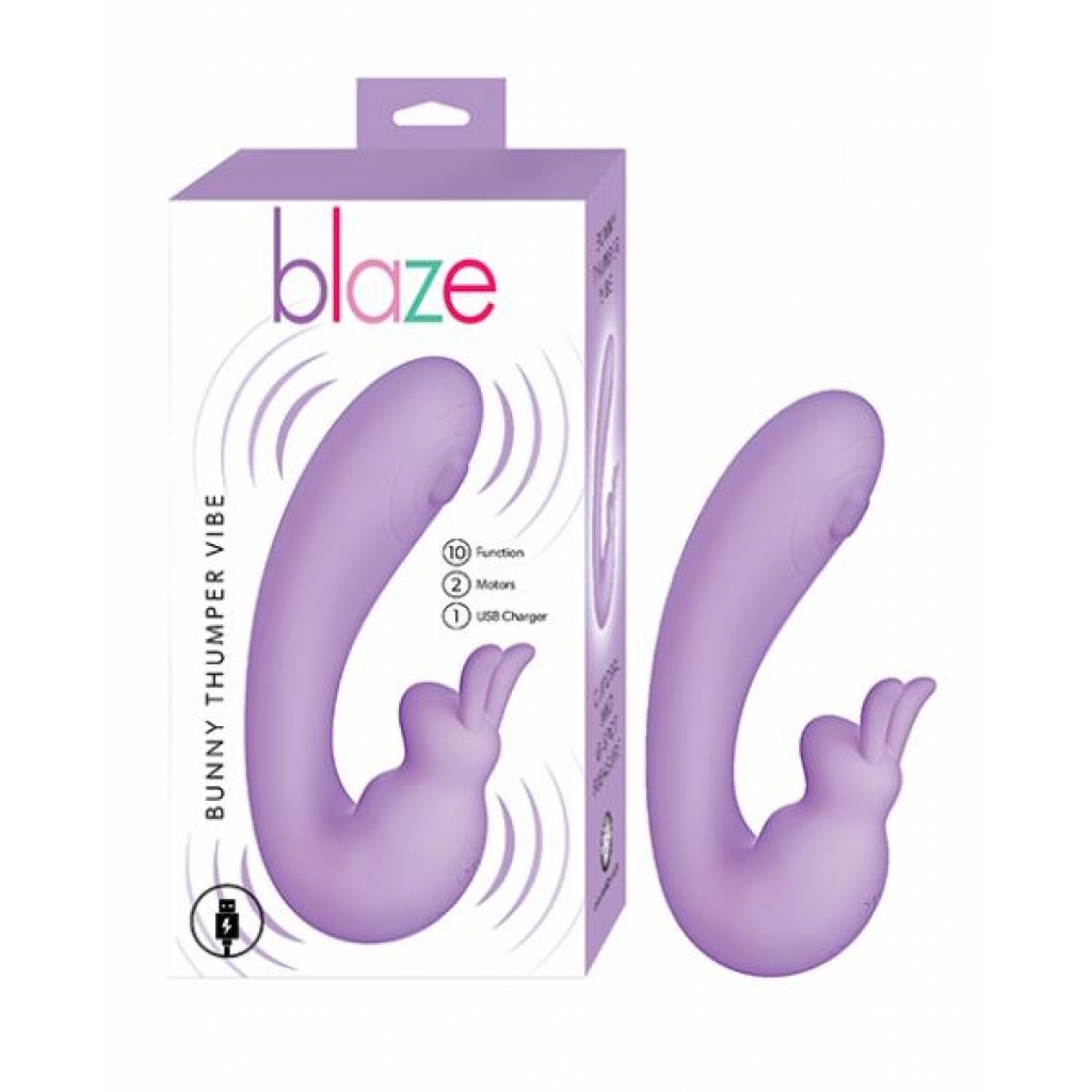 Blaze Bunny Thumper Vibe - Lavender - Rabbit Vibrators