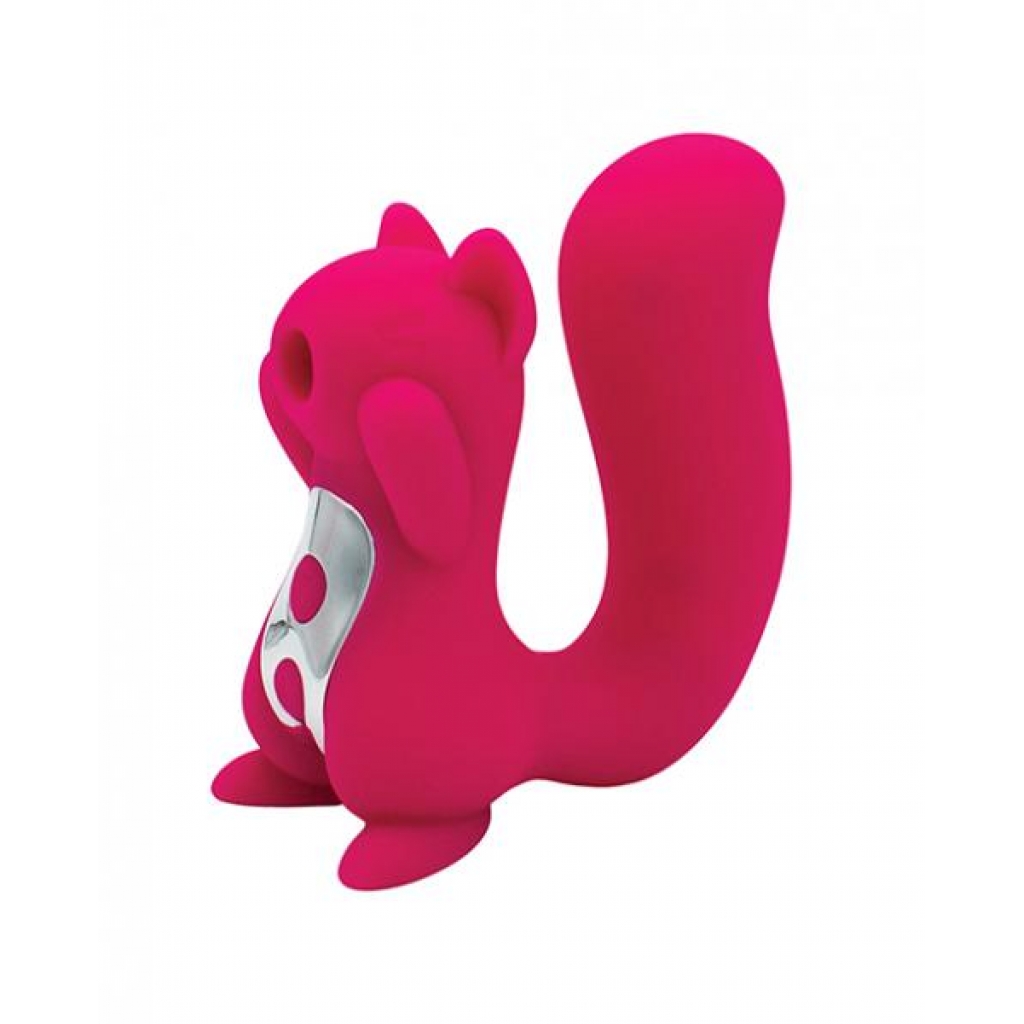 Natalie's Toy Box Screaming Squirrel Pulsing And Vibrating - Red - G-Spot Vibrators