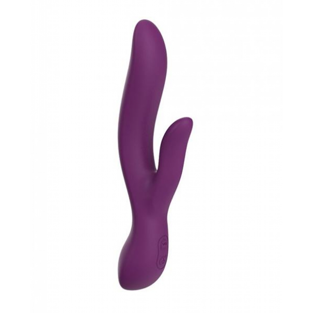 Wild Pop Vibe Molly Rabbit Dual Vibrator - Purple - Rabbit Vibrators