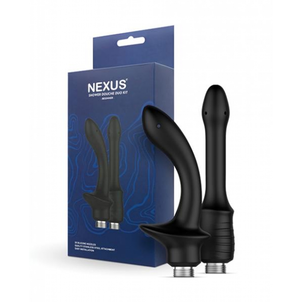 Nexus Beginner Shower Douche Kit - Black - Anal Douches, Enemas & Hygiene