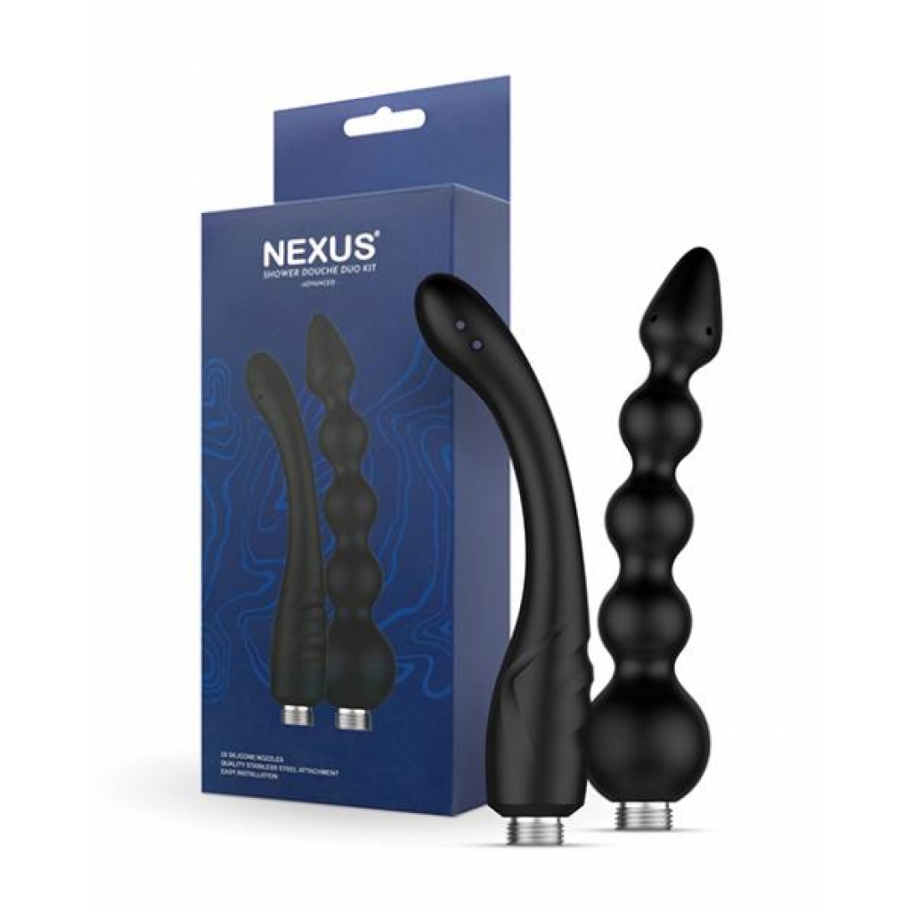 Nexus Advance Shower Douche Kit - Black - Anal Douches, Enemas & Hygiene