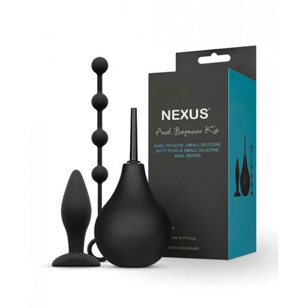 Nexus Beginner Anal Kit - Black - Anal Trainer Kits