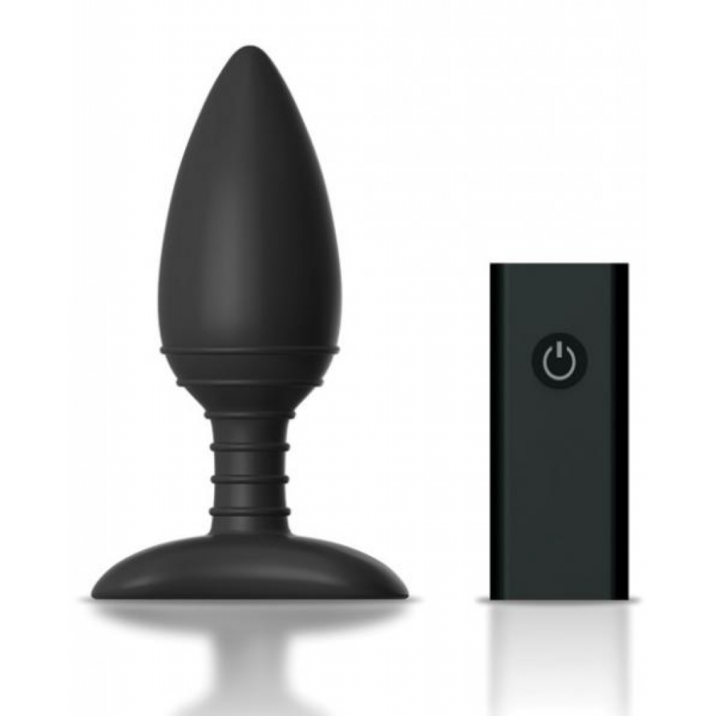 Nexus Ace Remote Control Large Butt Plug Black - Anal Plugs