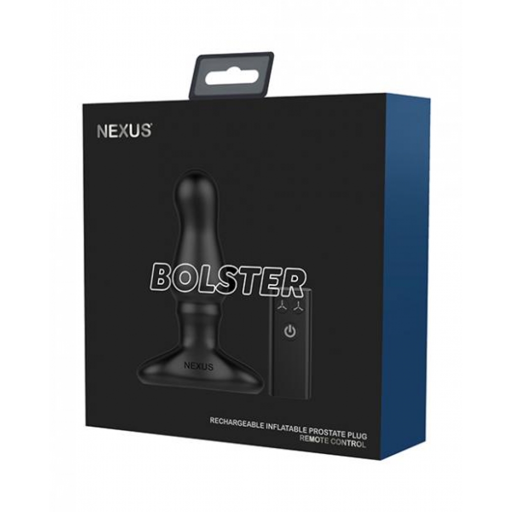 Nexus Bolster Butt Plug  W/inflatable Tip - Black - Prostate Massagers