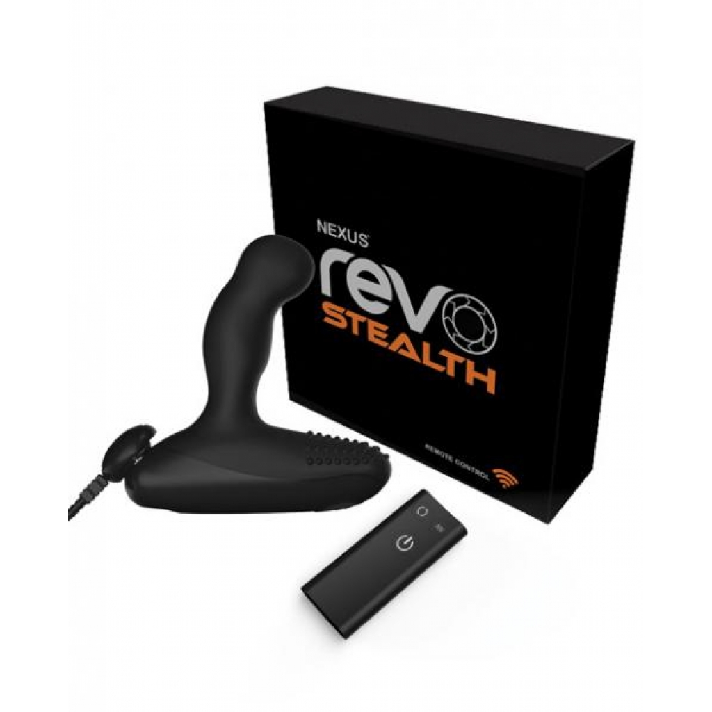 Nexus Revo Stealth Rotating Prostate Massager Black - Prostate Massagers