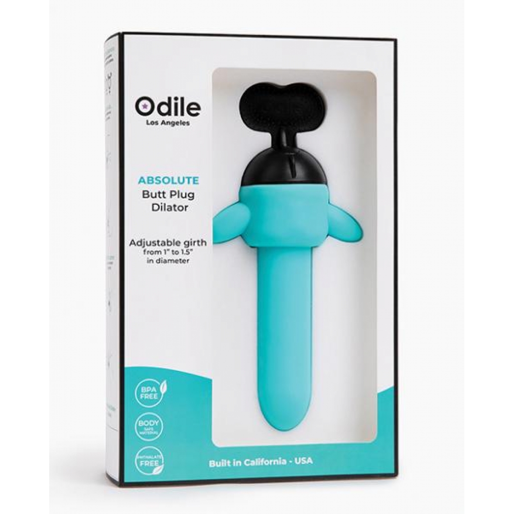 Odile Absolute Butt Plug Dilator - Aqua - Anal Trainer Kits