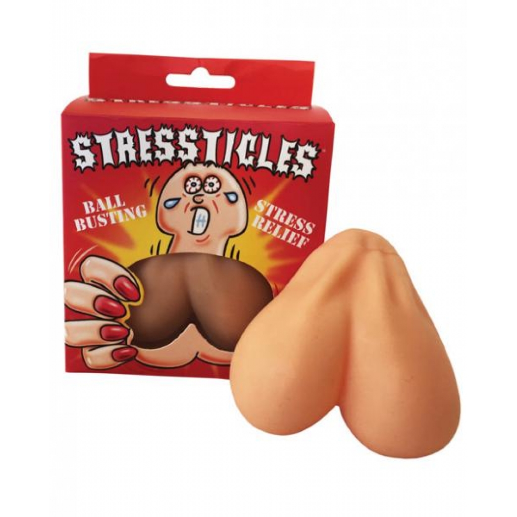 Stressticles Stress Relief Beige Squeeze Balls - Gag & Joke Gifts