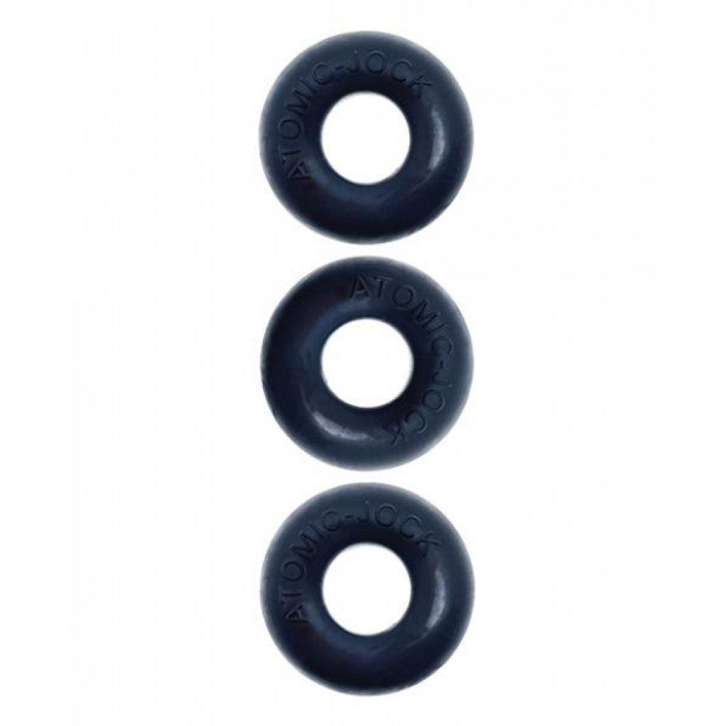 Oxballs Ringer Cockring Special Edition - Night Pack Of 3 - Cock Ring Trios