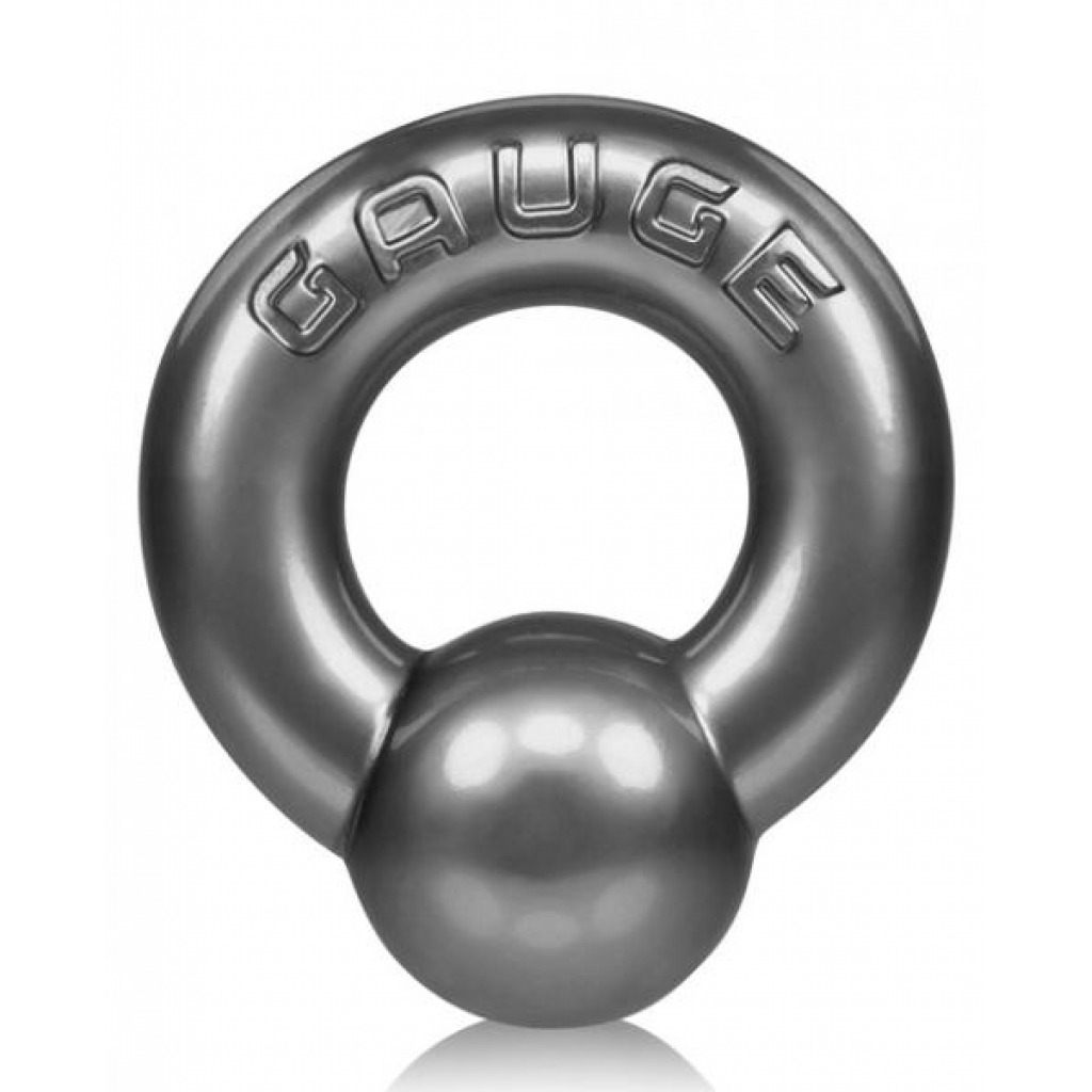 Oxballs Gauge Cock Ring Steel Silver - Mens Cock & Ball Gear