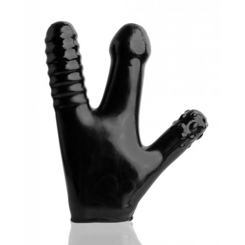 Oxballs Claw Glove Black 3 Finger Dildos - Extreme Dildos