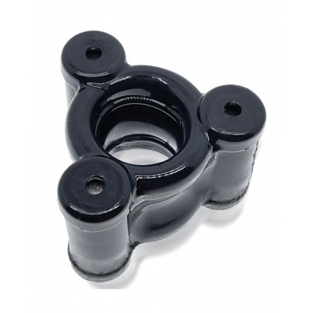 Oxballs Buzz Squeeze Ballstretcher Vibe - Black - Luxury Penis Rings