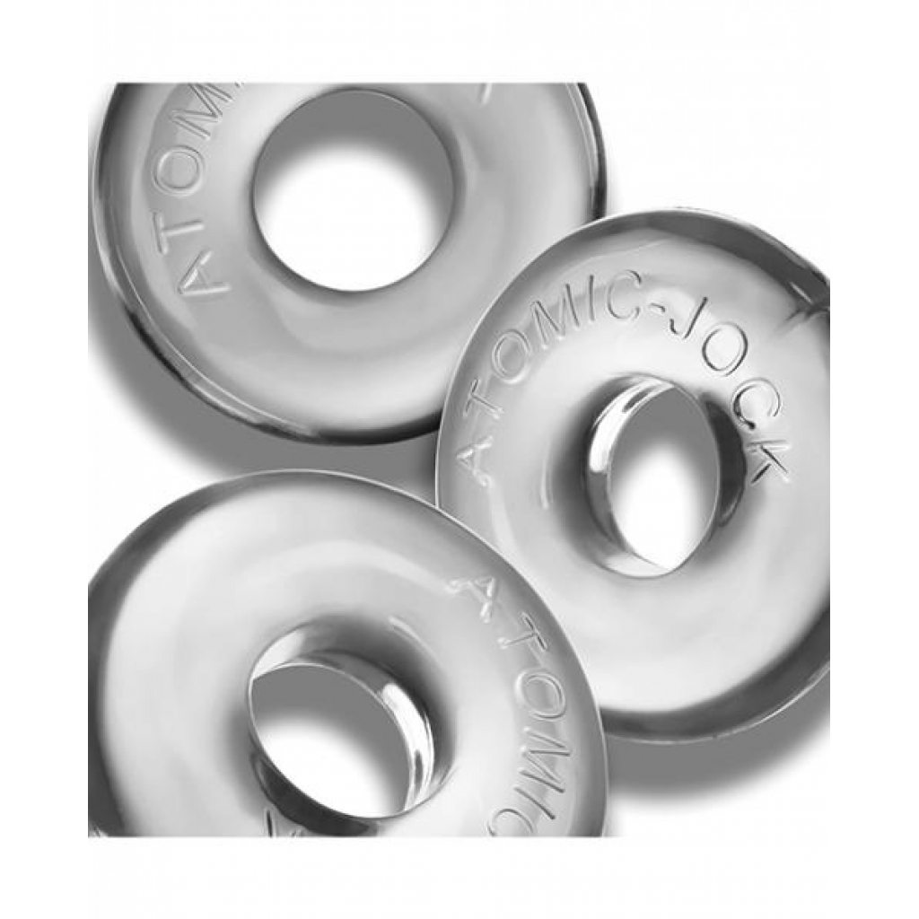 Oxballs Ringer Max 3 Pack Cockrings - Clear - Cock Ring Trios