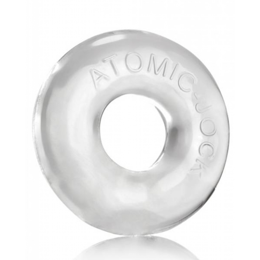 Do-Nut 2 Large Cock Ring Clear - Couples Vibrating Penis Rings