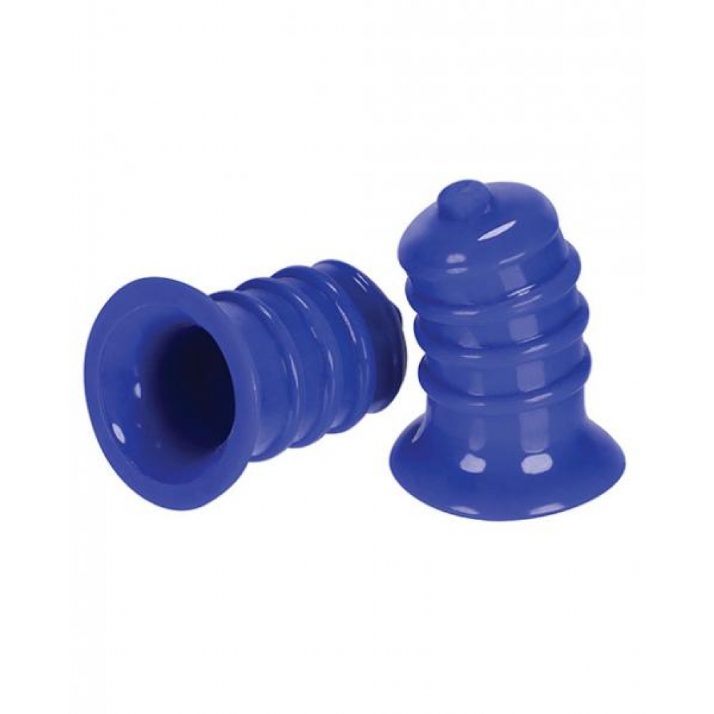 Hunky Junk Elong Nipsuckers - Cobalt - Nipple Clamps