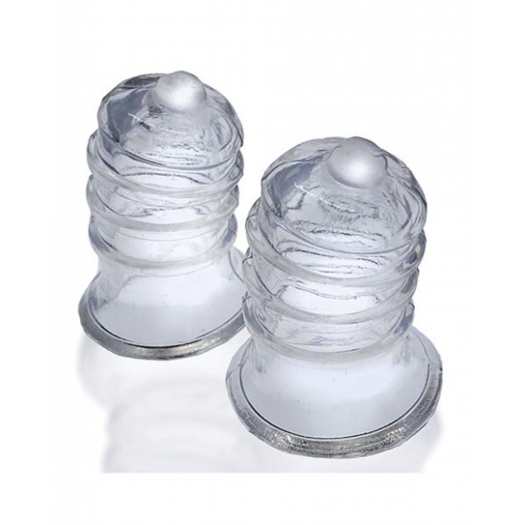 Hunky Junk Elong Nipsuckers - Clear - Nipple Pumps