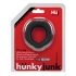 Hunkyjunk Fit Ergo C-Ring Tar Black Cock Ring - Mens Cock & Ball Gear