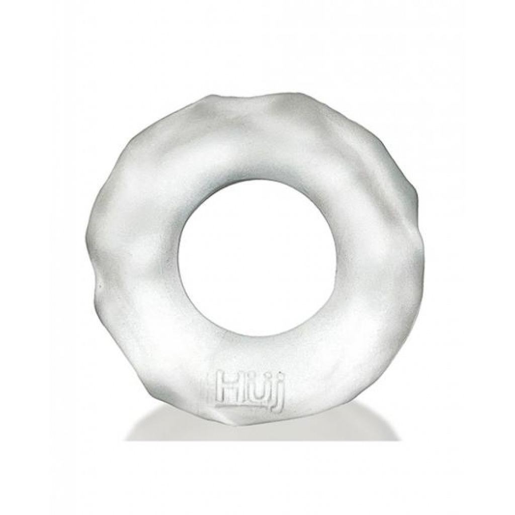 Hunky Junk Fractal Cockring - Clear Ice - Couples Vibrating Penis Rings