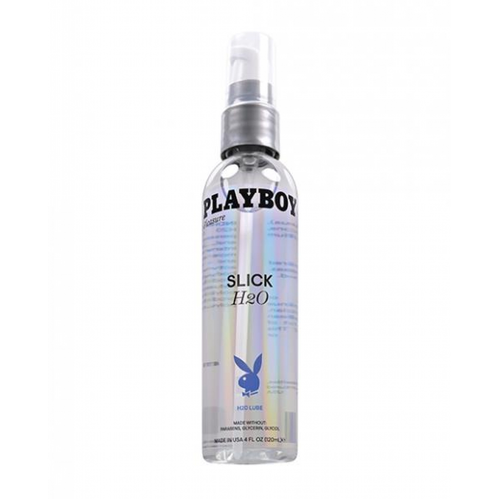 Playboy Pleasure Slick H20 Lubricant - 4 Oz - Lubricants