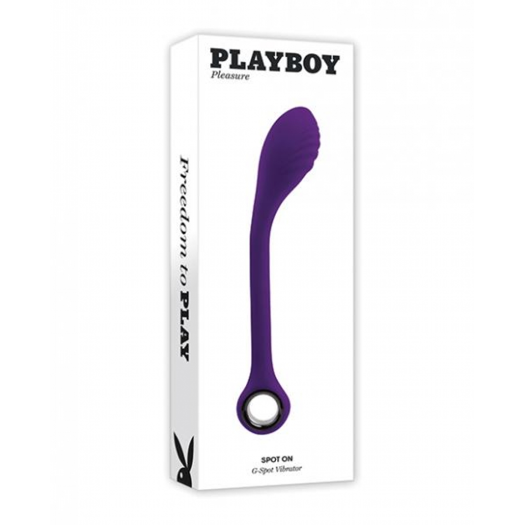 Playboy Pleasure Spot On G-spot Vibrator - Acai - G-Spot Vibrators