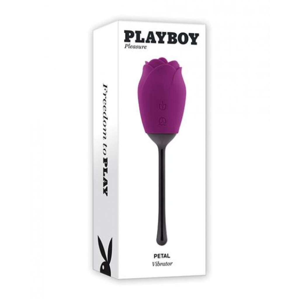 Playboy Pleasure Petal Vibrator - Wild Aster - Tongues