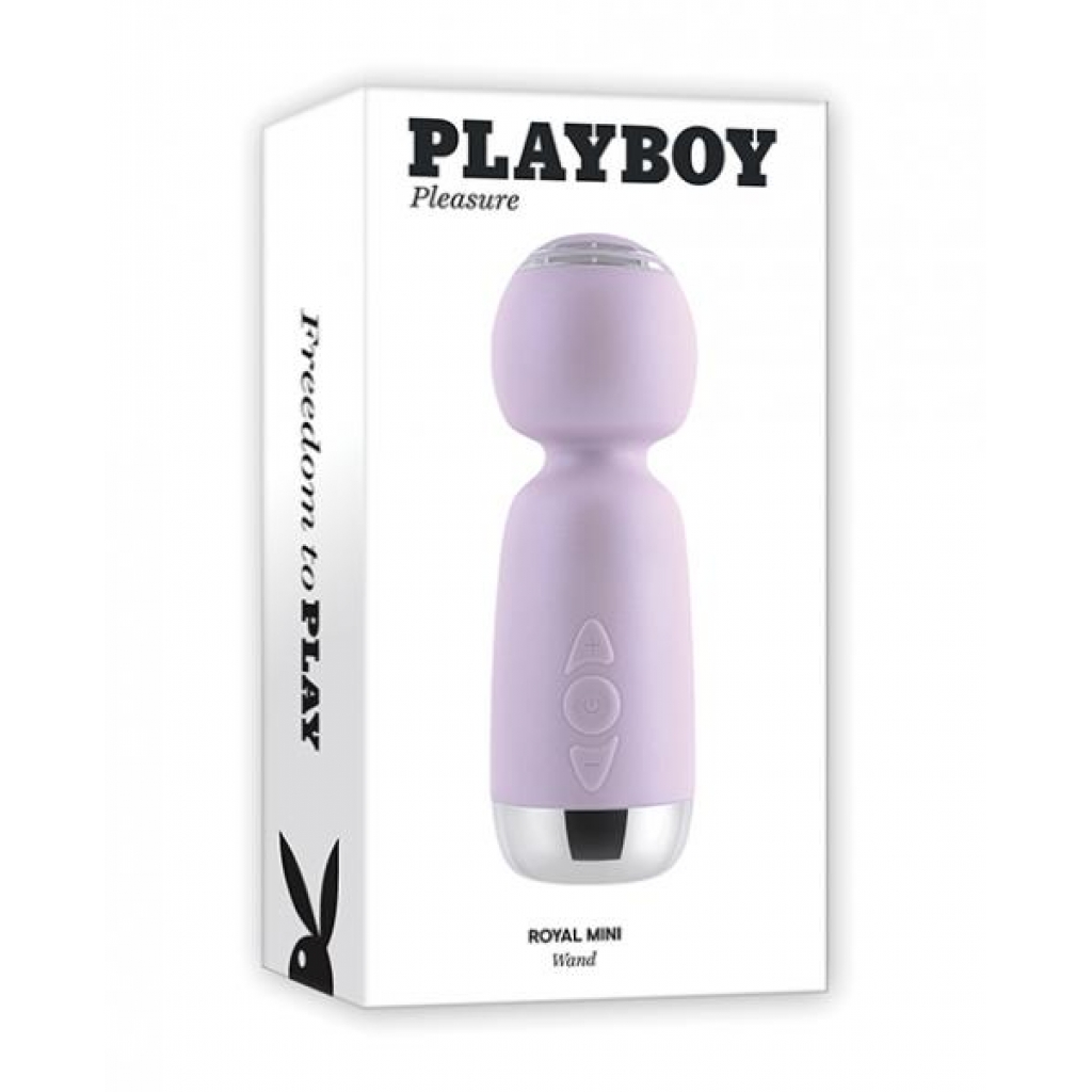 Playboy Pleasure Royal Mini Wand - Opal - Palm Size Massagers