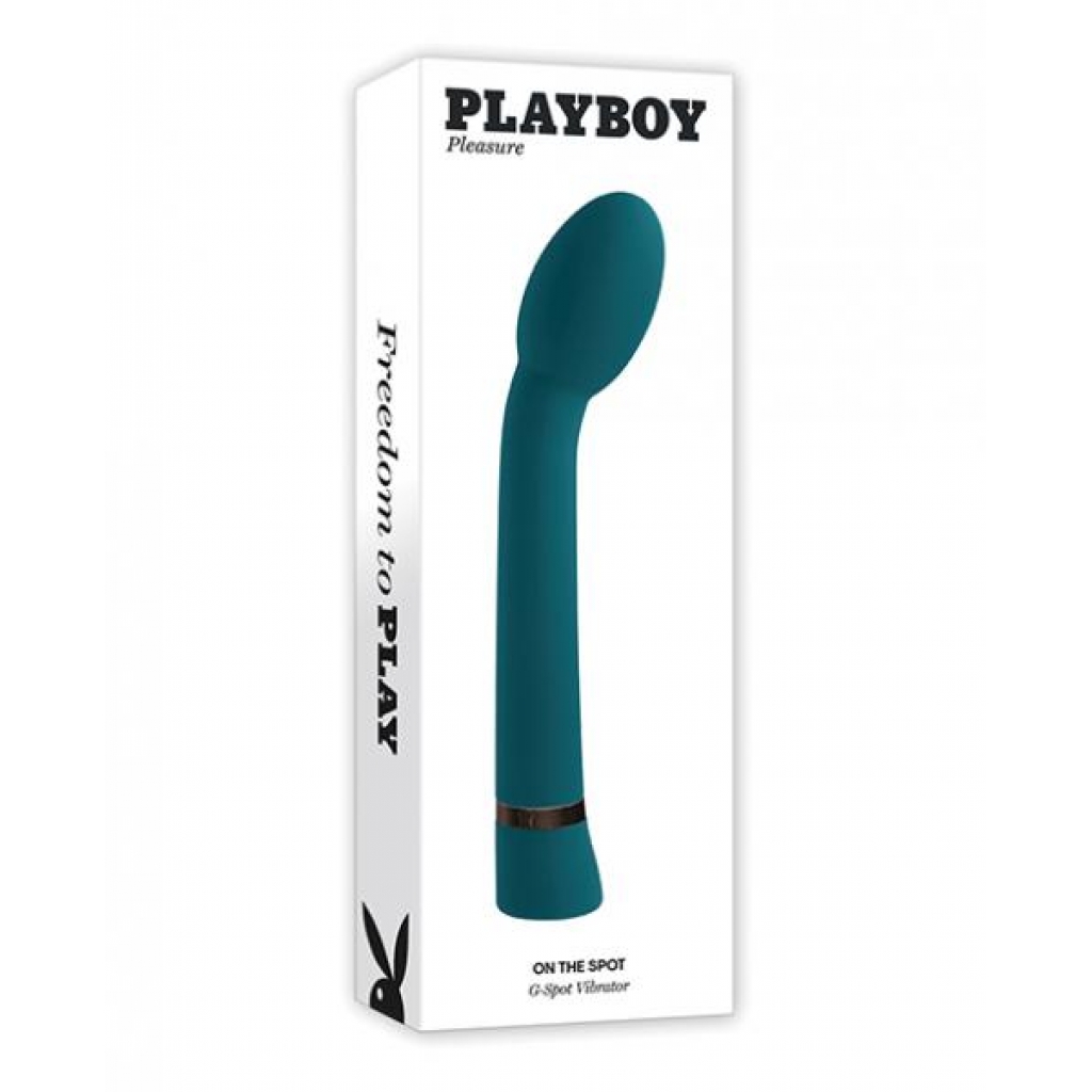 Playboy Pleasure On The Spot G-spot Vibrator - Deep Teal - G-Spot Vibrators