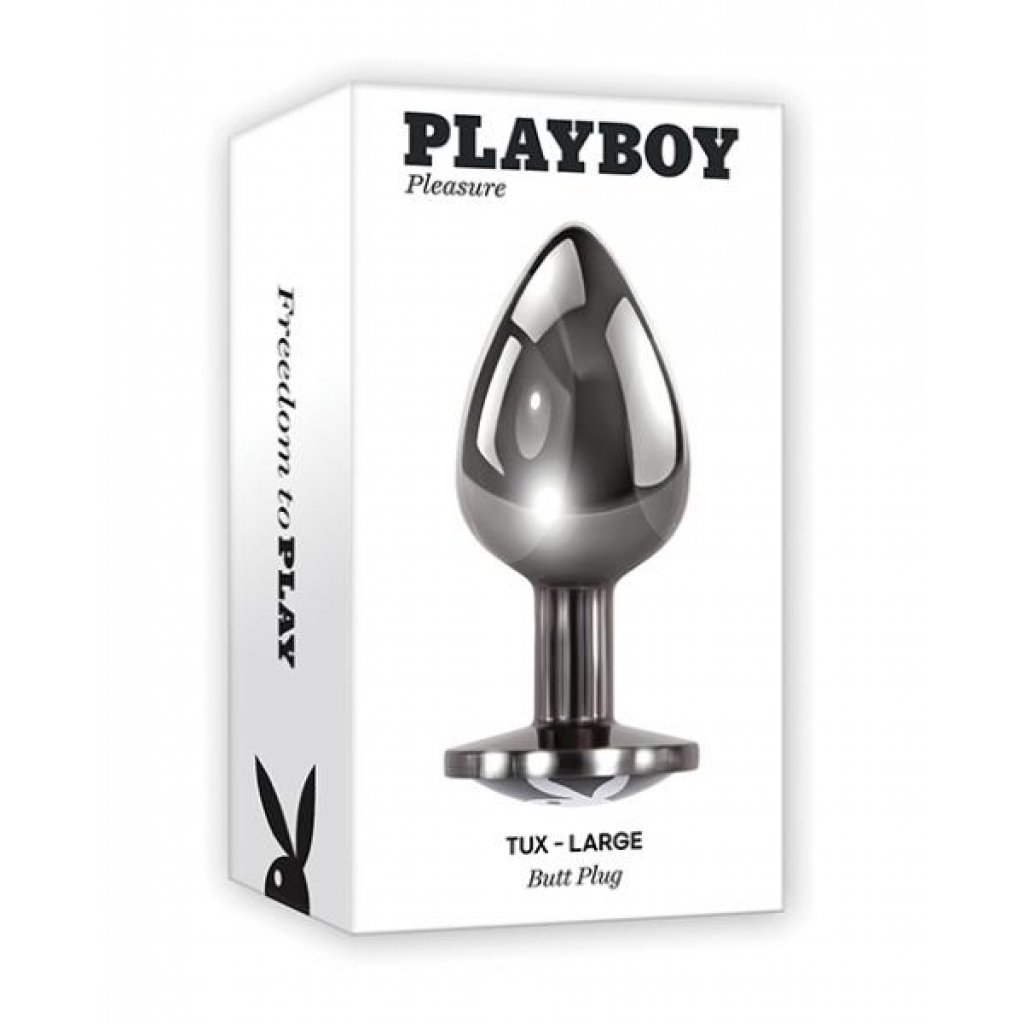 Playboy Pleasure Tux Butt Plug - Large - Anal Plugs