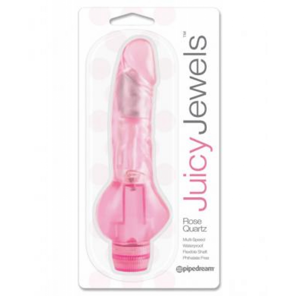 Juicy jewels rose quartz vibrator - pink - Realistic