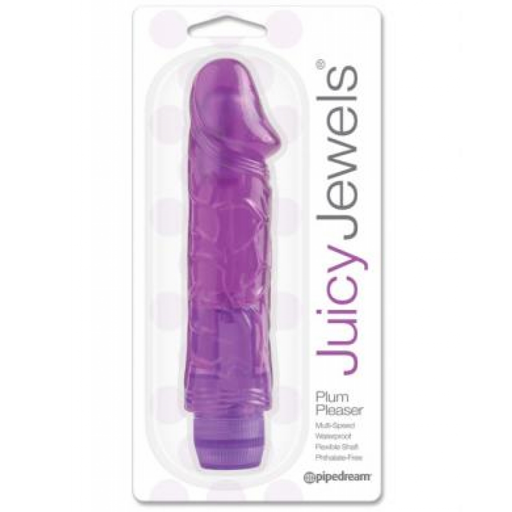 Juicy jewels plum teaser vibrator - purple - Realistic