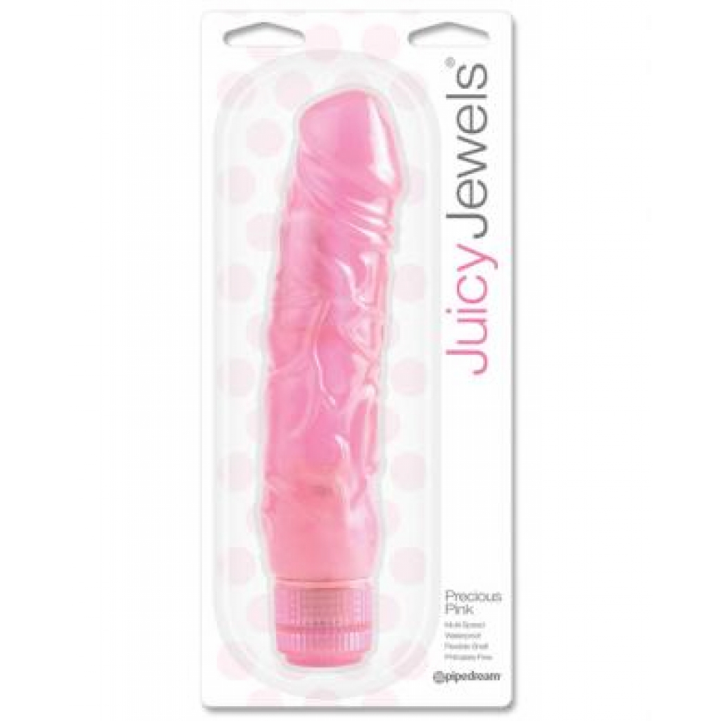 Juicy Jewels Precious Pink Vibrator - Pink - Realistic